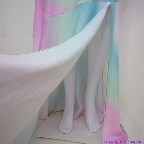 NEW Eloquii Maxi slip tie-dye‎ dress, plus size 26 - Picture 10 of 16